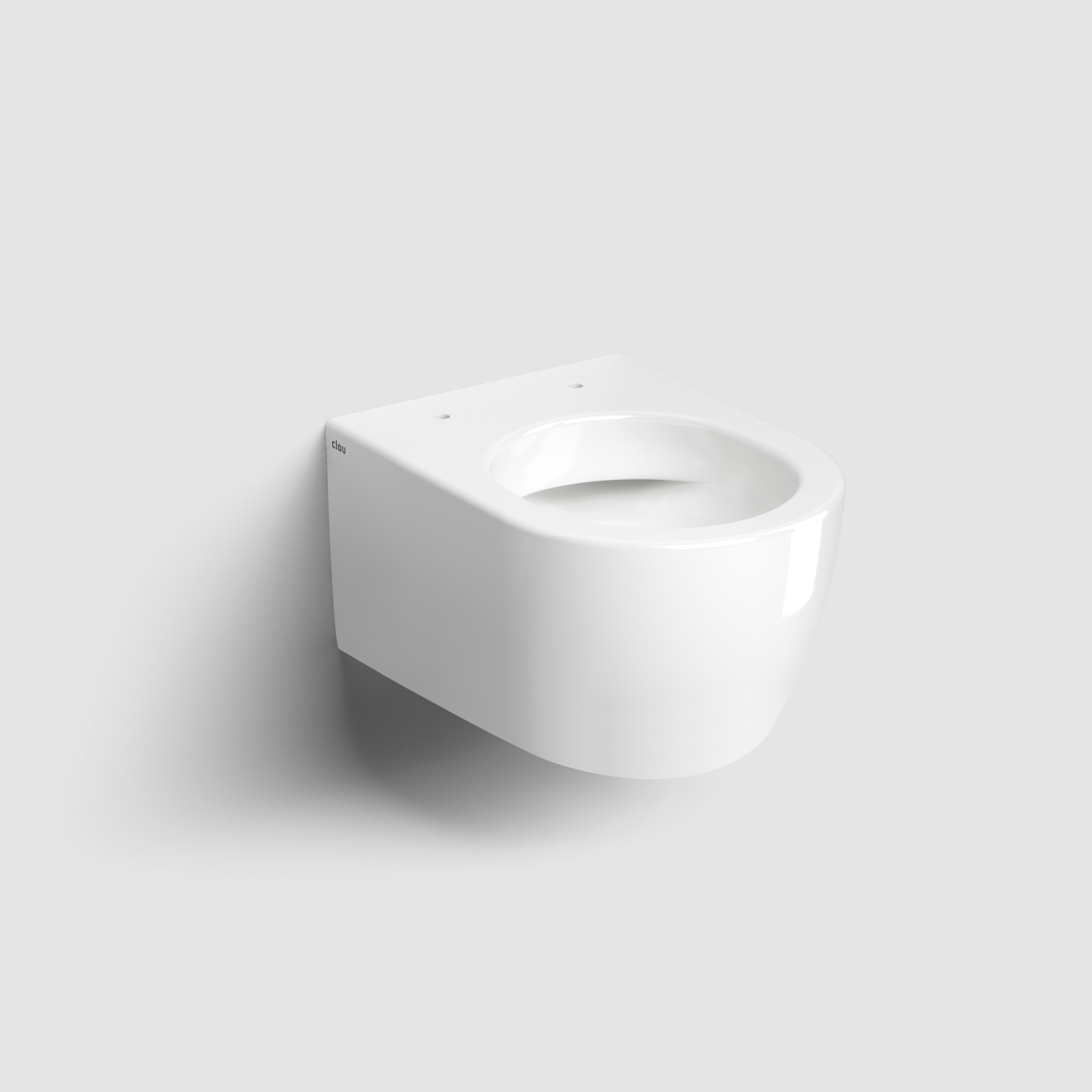 Clou New Hammock randloos wandtoilet 49cm glanzend wit ker.